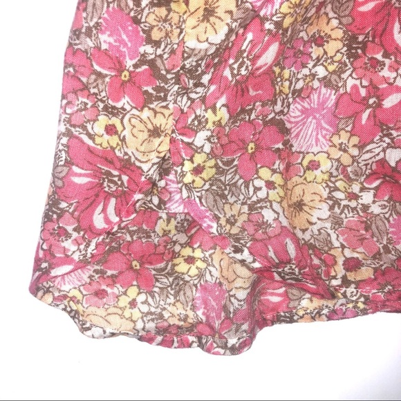 J.Jill floral blouse 100% linen - Picture 4 of 6